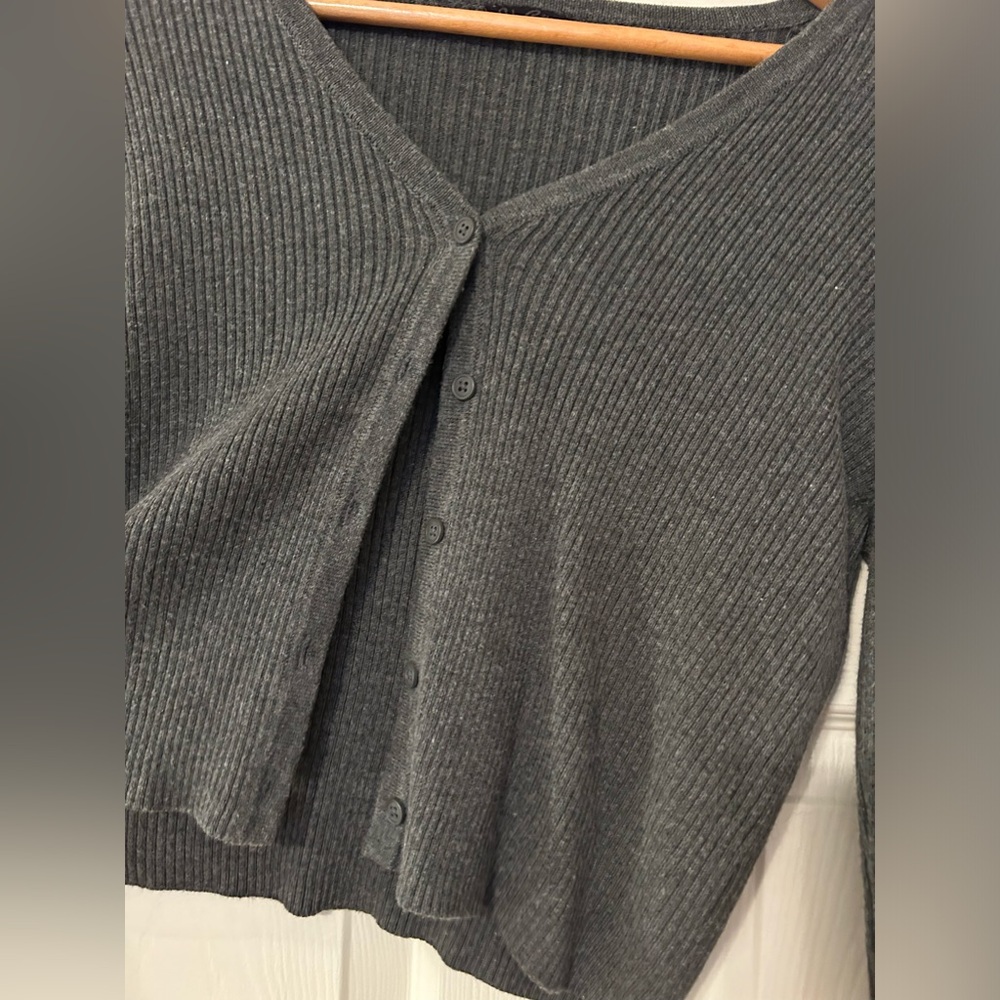 John Galt Gray Shannon Cardigan - Picture 4 of 8